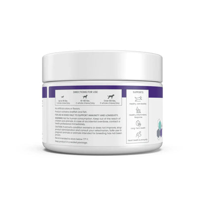 RENUE PET NMN Longevity Chews for Dogs - 60 Soft Chews with Liposomal NMR for Dog Health and Weight Management