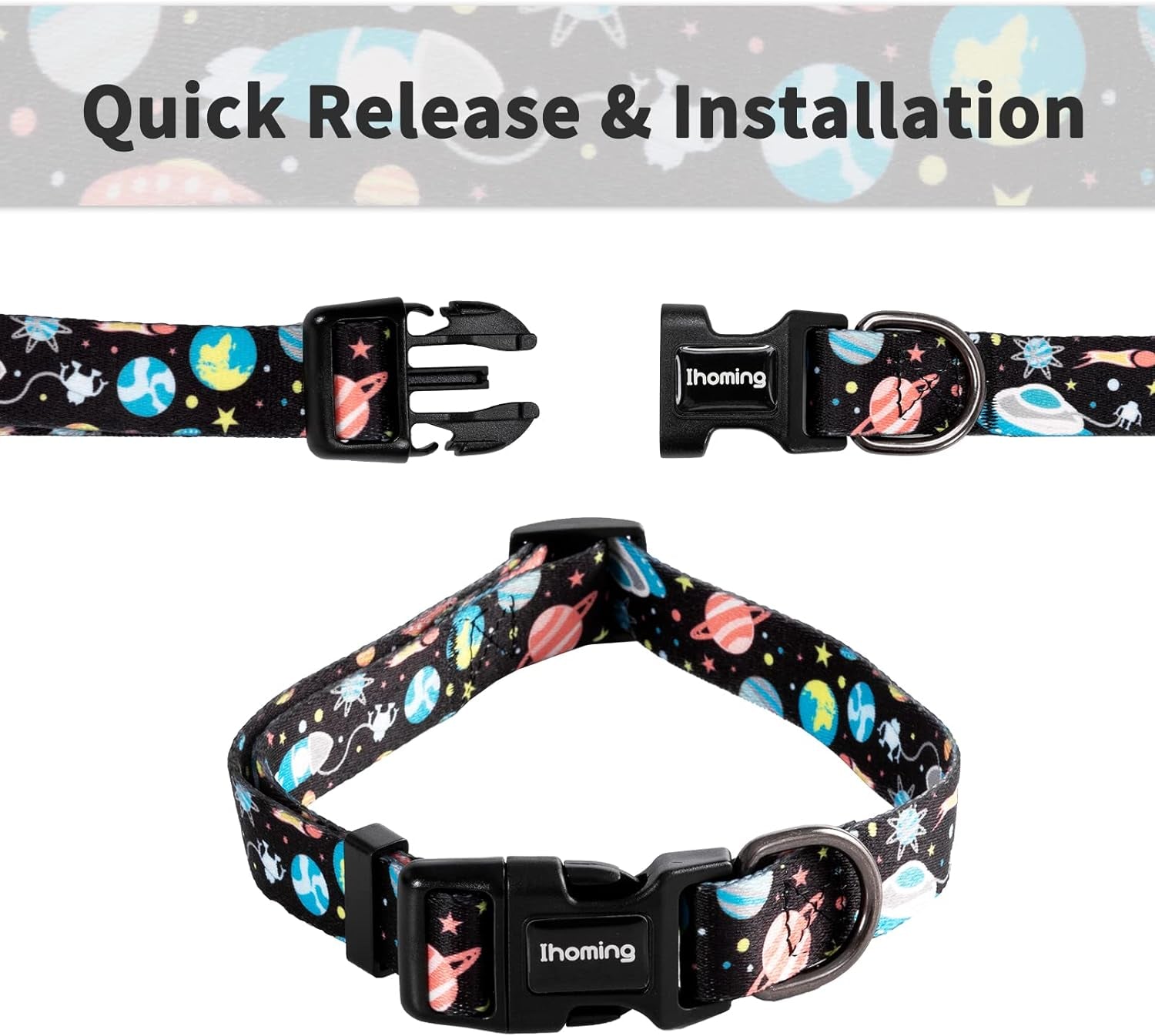 Dog Collar and Leash Set for Small Dogs & Cats, up to 20 Lbs | Soft Splicing Design, Adjustable Durable Pet Collar Leash for Everyday Walks, Training, and Outdoor Activities