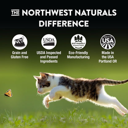 Freeze-Dried Duck Cat & Kitten Food – Bite-Sized Nibbles – Healthy, Limited, Human-Grade Ingredients, All-Natural, High-Protein – Complete & Balanced, Grain-Free – 11 Oz (Pack of 3)