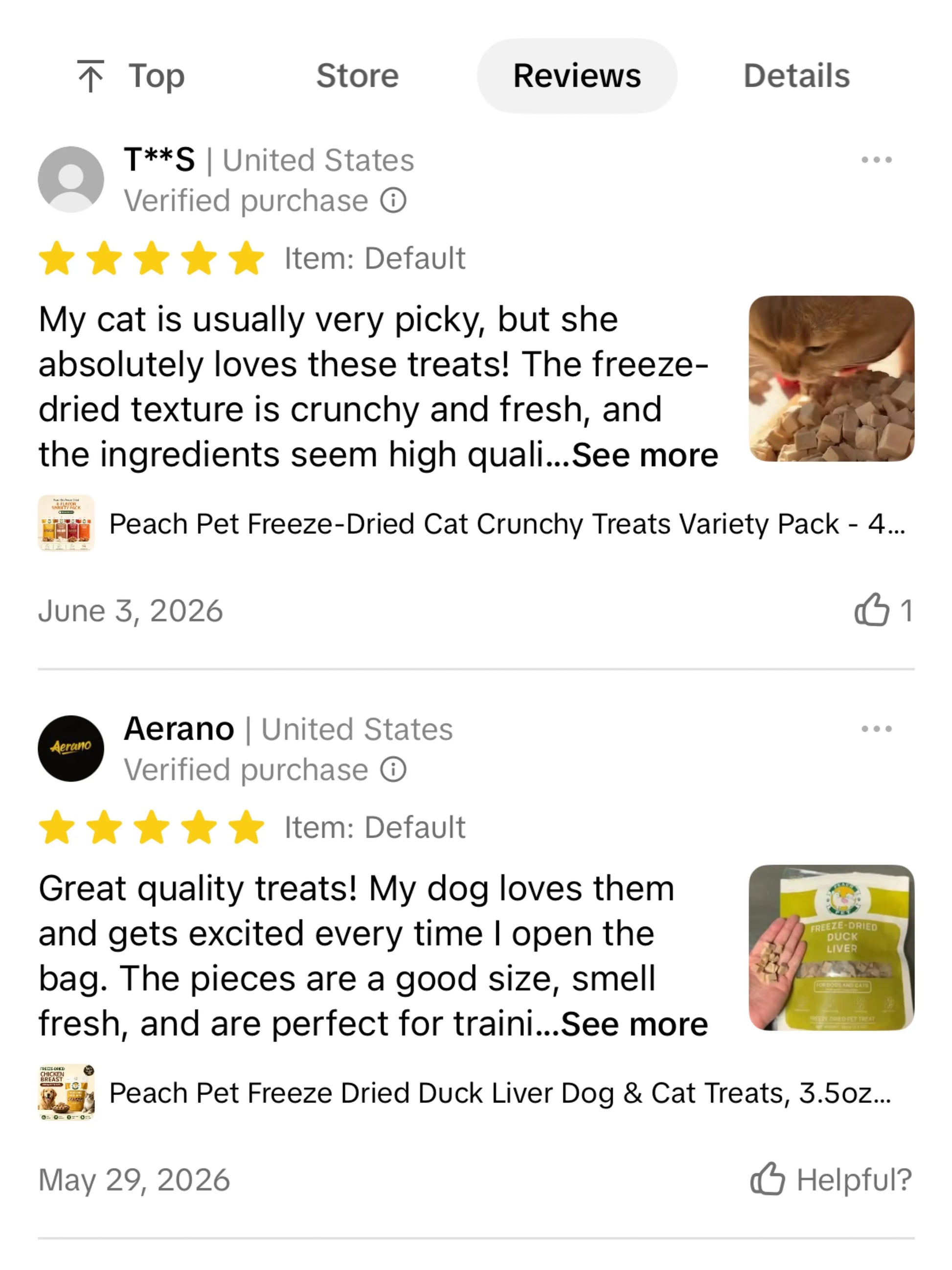Peach Pet Freeze-Dried Chews for Dogs & Cats | Rabbit Ear, Rabbit Leg, Pig Nose or 3-Treat Bundle | 3.5Oz Single Bag | All-Natural | High Protein