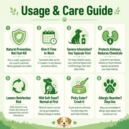 150Ct-Petrivium Dog Flea & Tick Support Soft Chews - Natural Oral Supplement - Suitable for All Breeds & Sizes-Chicken Flavor#Summervibes#Petlovers #Tiktokshopspringglowup